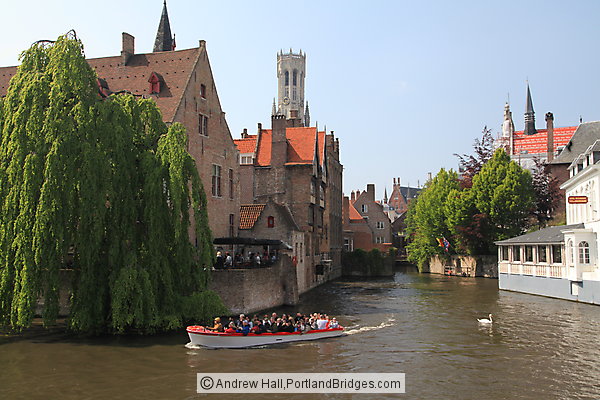 Dijver Canal, Bell Tower, Brugge