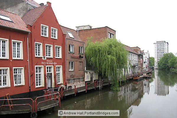Buildings Along Canal, Ghent