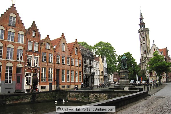Approaching Jan Van Eyck Square, Brugge