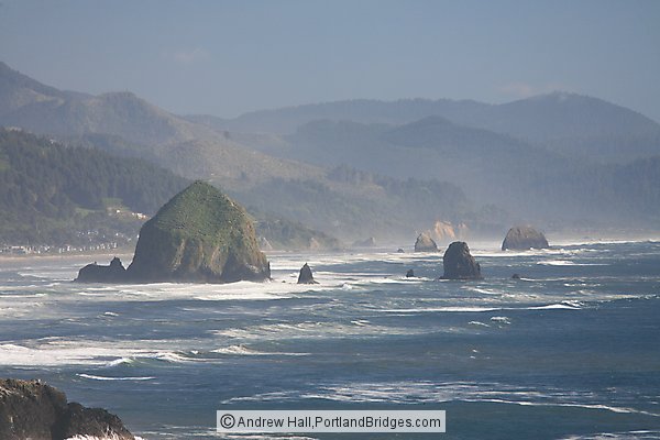 Cannon Beach, from Ecola State Park, Oregon Coast