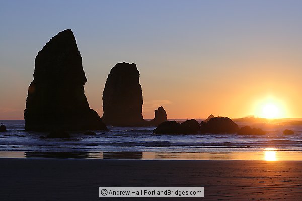Cannon Beach, Sunset, Oregon Coast (Portland, Oregon)