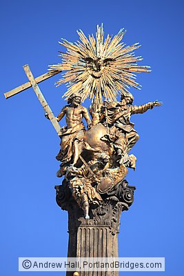 Top of Holy Trinity Column, Olomouc