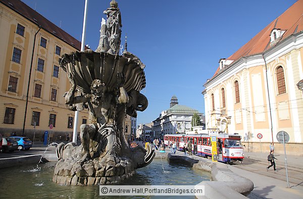 Tritons Fountain (Kasna Tritonu), Olomouc