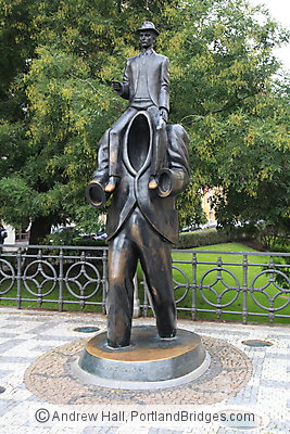 Franz Kafka Statue, Prague