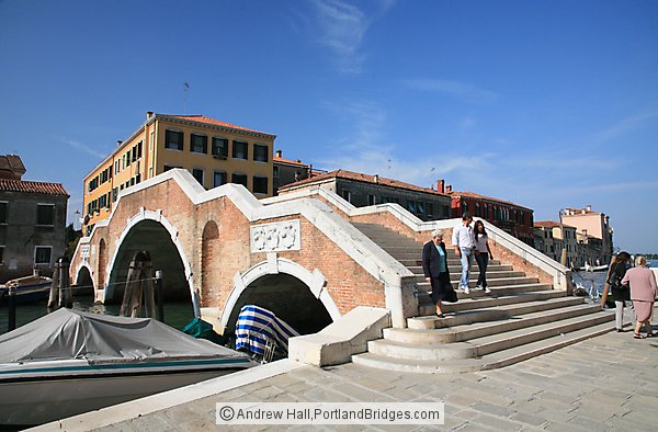 Three Arches Bridge, Venice, Italy
