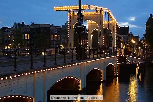 Amstel Bridge, Dusk, Amsterdam