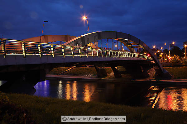 Mindaugas Bridge, Vilnius, at Night