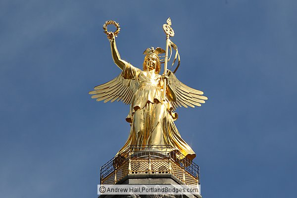 Statue at top of Victory Column, Berlin