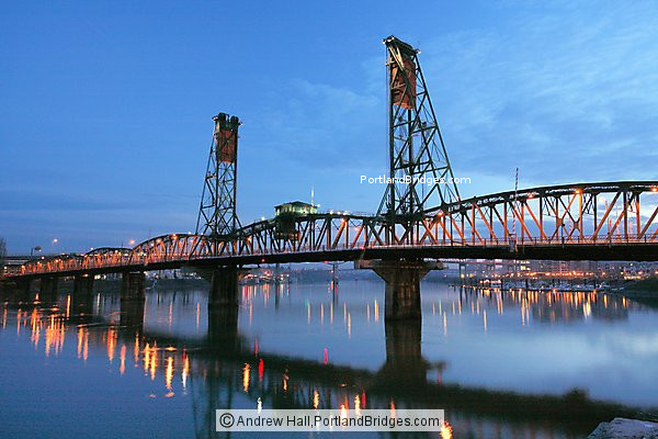 Hawthorne Bridge, Dusk (Portland, Oregon)