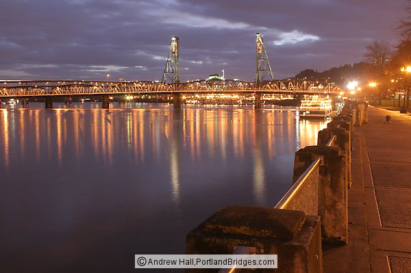 Hawthorne Bridge, Dusk