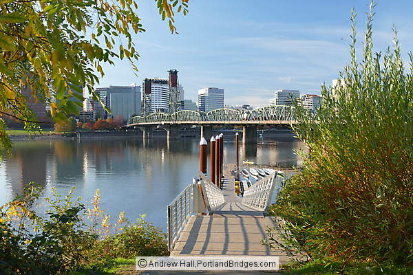 Hawthorne Bridge, Holman Dock, Eastbank Esplanade (Portland, Oregon)