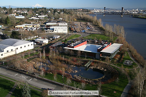 Cathedral Park, Willamette River, from St. Johns Bridge (Portland, Oregon)
