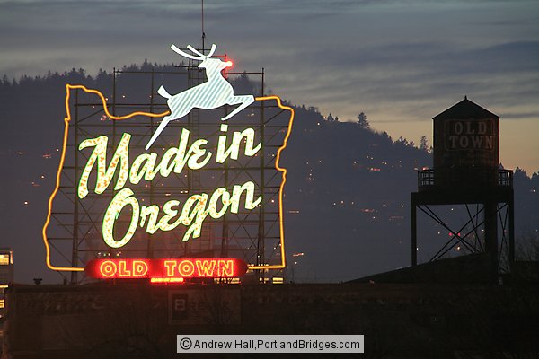 Made in Oregon Sign