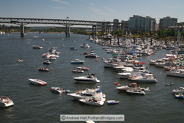 Waterfront Blues Festival Boats, Willamette River (Portland, Oregon)
