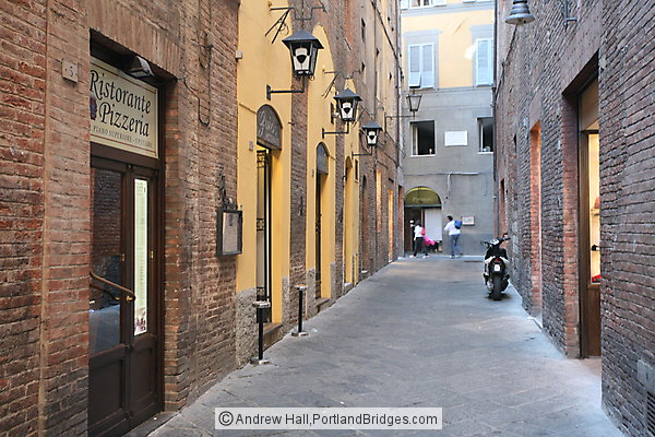Siena, Italy streets