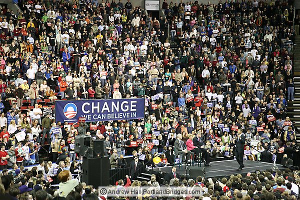 Barack Obama Rally, Seattle, February 8, 2008