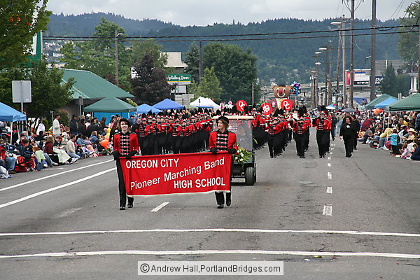 Oregon City High School Pioneer Marching Band, Rose Festival 2008 Grand Floral Parade (Portland, Oregon)