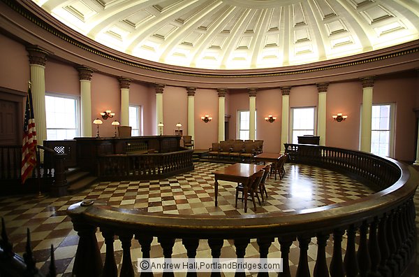 Inside Saint Louis Old Courthouse, Courtroom