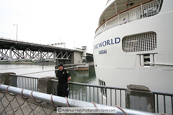 The World Cruise Ship, Docked, Portland, Oregon, June 2009