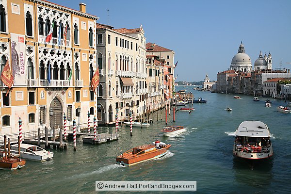 Grand Canal, near the Accademia, Venice