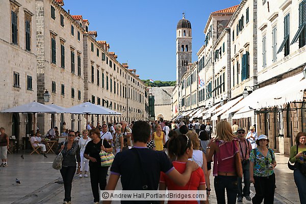 Walking Inside Dubrovnik Old City