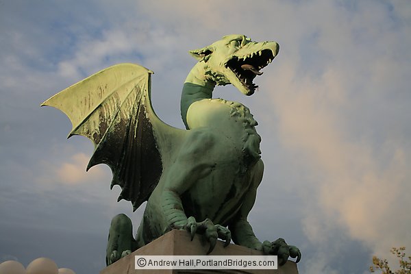 Dragon Bridge Dragon, Ljubljana, Slovenia