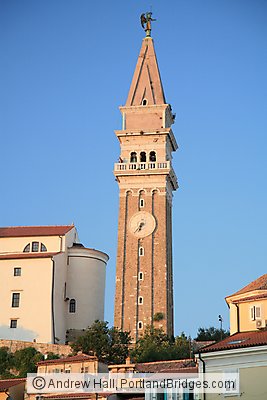 Bell Tower, Cathedral of St. George, Piran