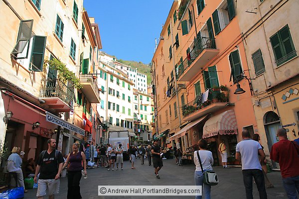 Riomaggiore, Italy, Pedestrians