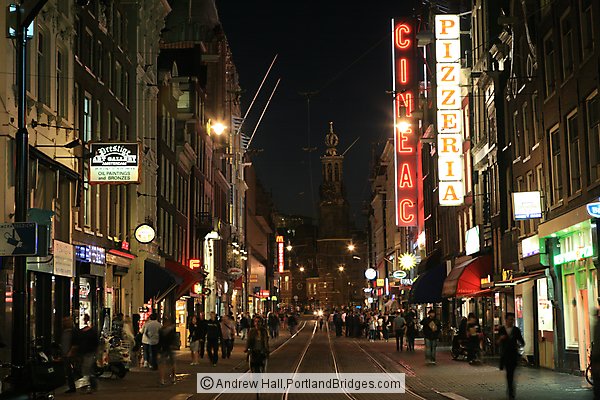 Amsterdam, Streets At Night