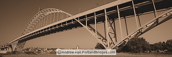 Fremont Bridge, Sepia (Portland, Oregon)