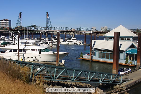Riverplace, Boats, Hawthorne Bridge, Portland