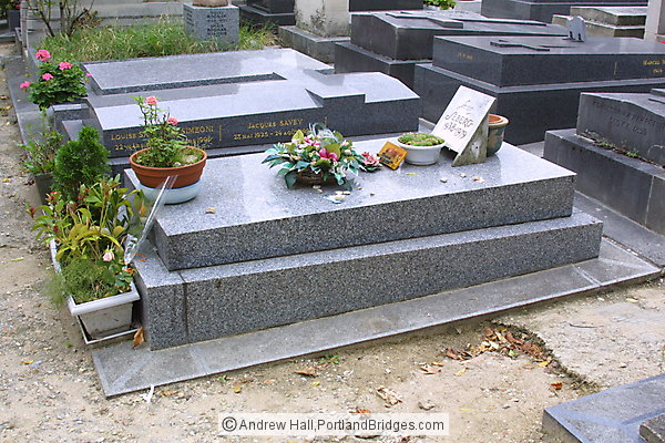 Jean Seberg Grave, Cimetire du Montparnasse, 
