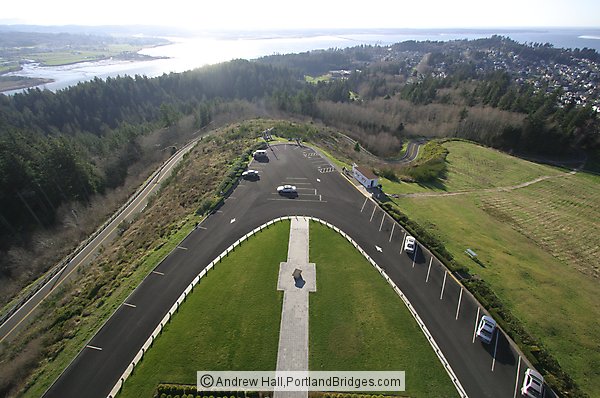 Looking Down From Astoria Column, Oregon