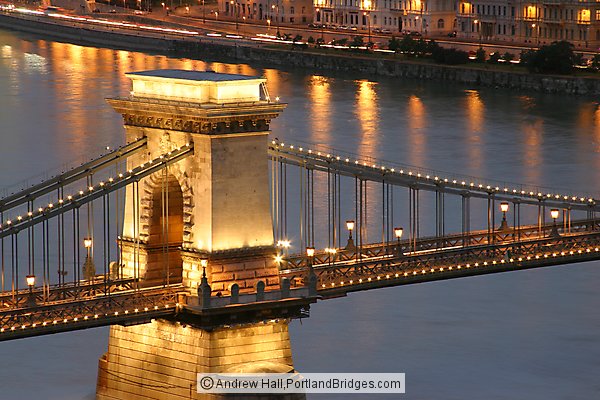 Chain Bridge at Dusk, Budapest
