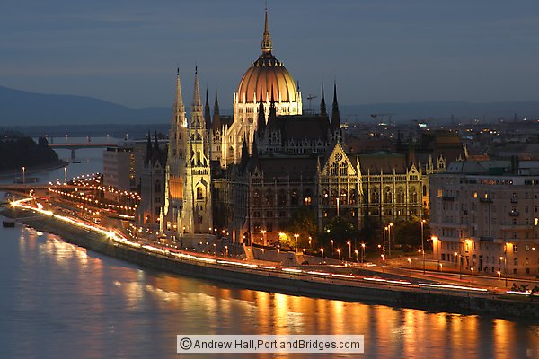 Parliament Building, Dusk, Budapest