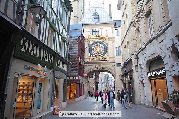 The Great Clock (Le Gros Horloge), Rouen