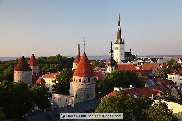 Patkuli Viewpoint, Toompea Hill, Tallinn, Estonia