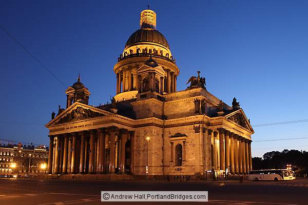St. Issac's Cathedral, Dusk, St. Petersburg