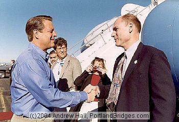 Al Gore Visit, October 2000 (Portland, Oregon)
