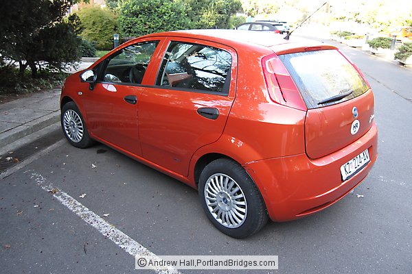 Fiat Punto - Rented in Zagreb from Sixt, returned in Dubrovnik
