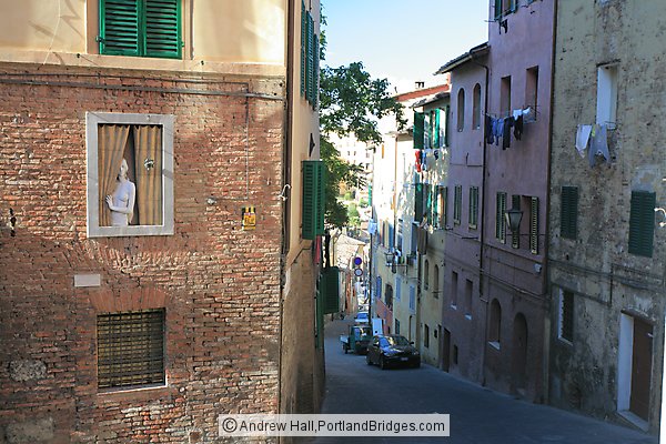 Siena, Italy Street and Window