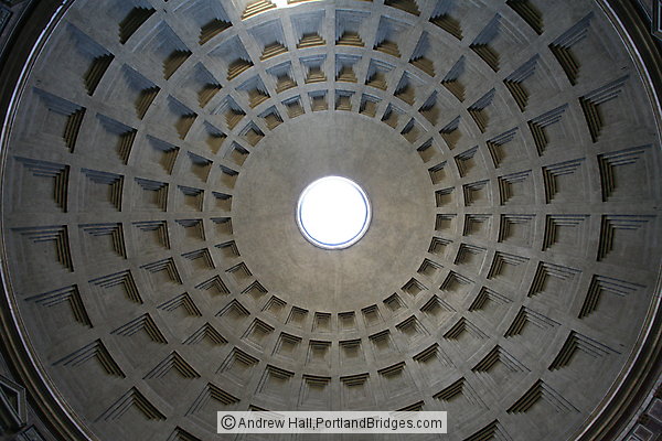 Pantheon Dome looking up, Rome