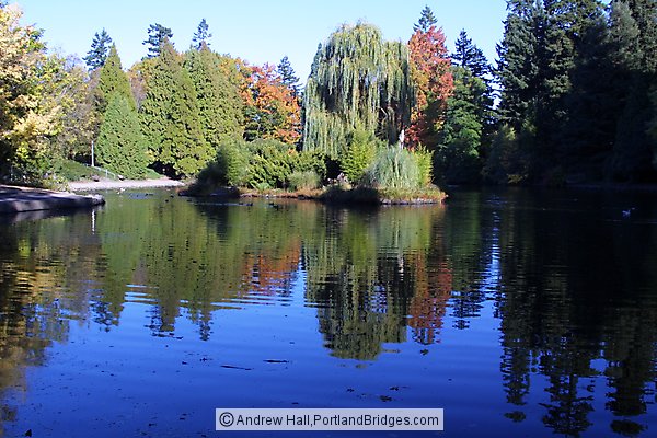 Laurelhurst Park, Fall Leaves, Lake Reflections (Portland, Oregon)