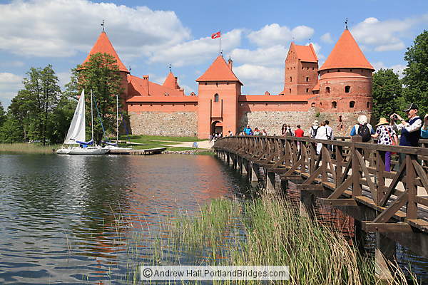 Footbridge, Trakai Castle