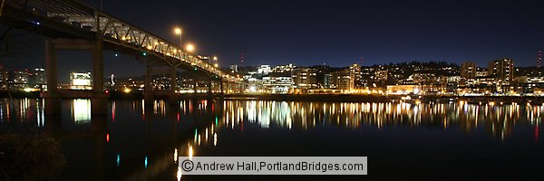 Marquam Bridge, Panoramic Pictures, Riverplace (Portland, Oregon)