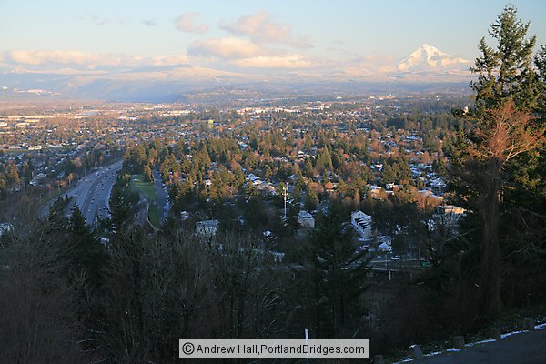 NE Portland, Gorge from Rocky Butte