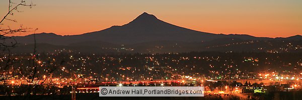 Mt. Hood, Sunrise/Daybreak Photos, Panoramic Pictures (Portland, Oregon)