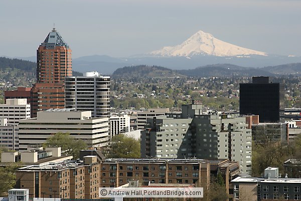 Mt. Hood, KOIN Tower, Daytime (Portland, Oregon)