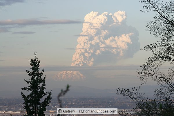Mt. Saint Helens Eruption, March 8, 2005 (Portland, Oregon)