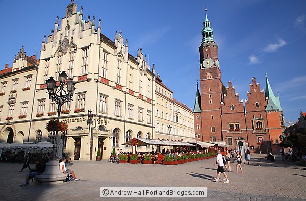 Rynek, Town Hall, Wroclaw, Poland